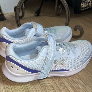 Under Armour Kids' Sneakers in White and Purple